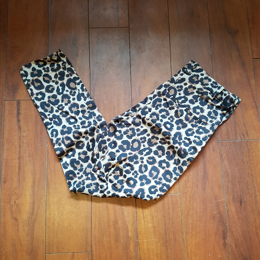 Leopard print pants